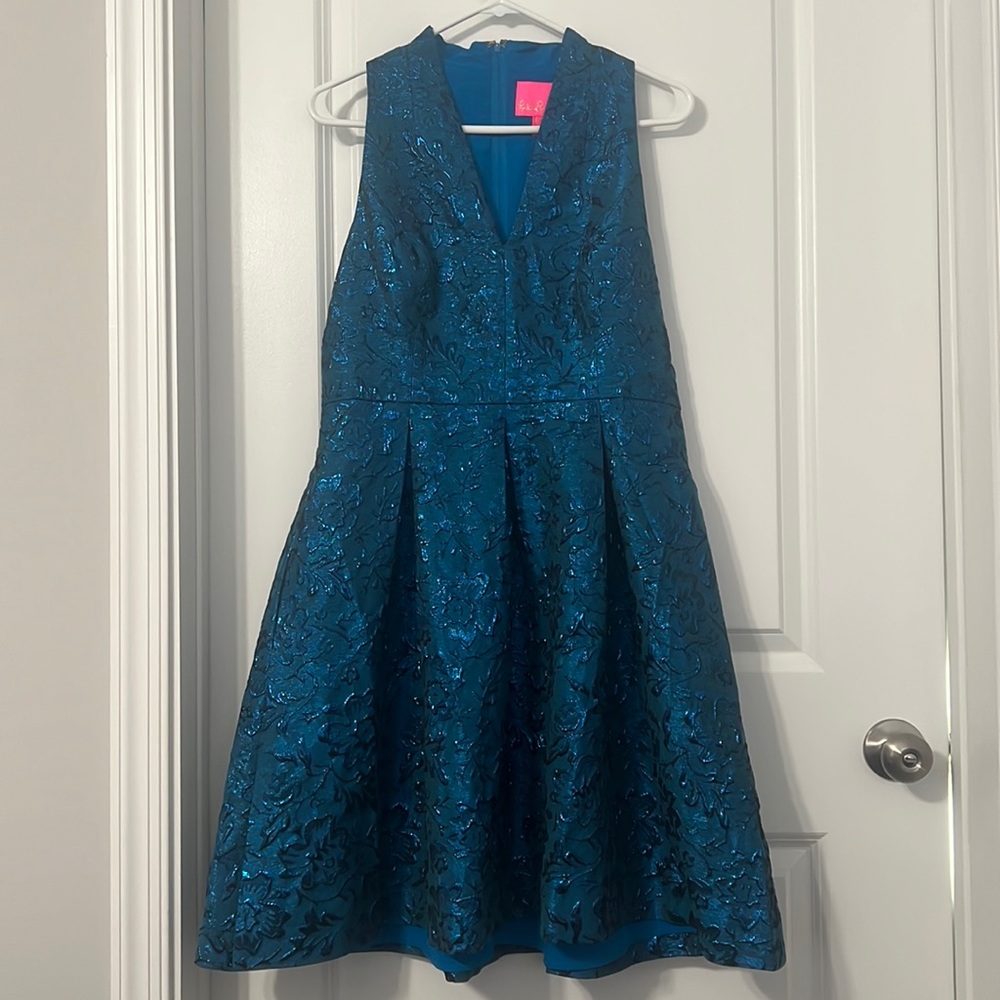 Lilly Pulitzer Tanlee Floral Brocade Dress